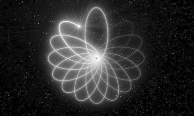 超大质量黑洞与周围恒星上演“玫瑰舞” 再次验证广义相对论正确性
